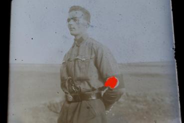 Preview: altes Glasnegativ - Portrait eines S.A. Mannes